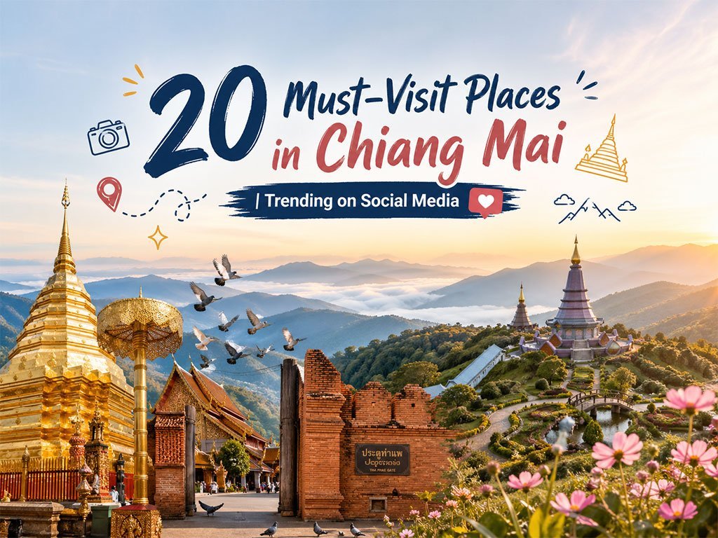 20 Tempat Pelancongan di Chiang Mai