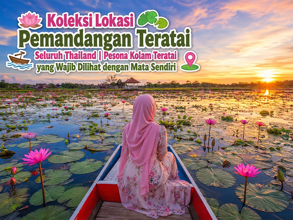 Koleksi Lokasi Pemandangan Teratai Seluruh Thailan