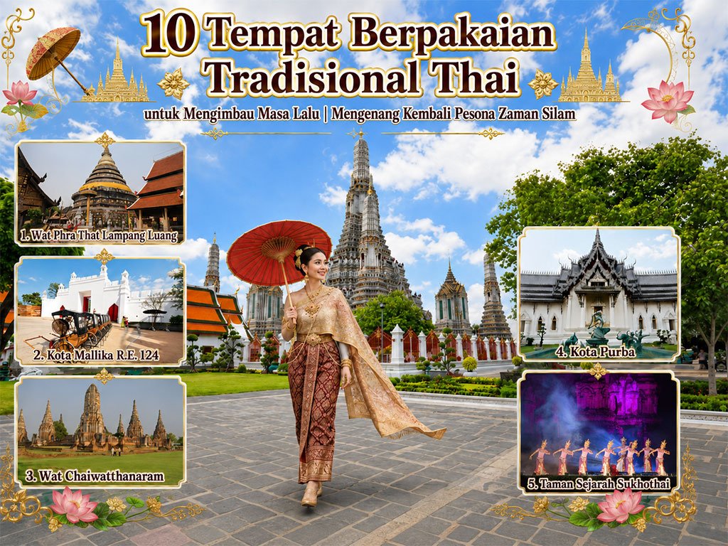10 Tempat Berpakaian Thai | Mengimbau Pesona Silam